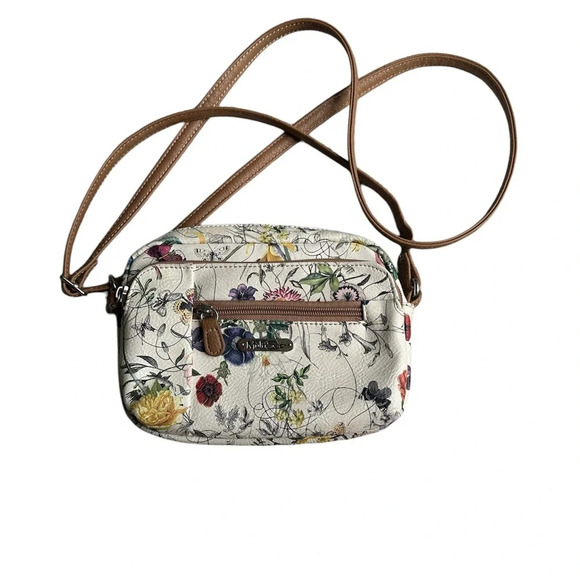 Multi Sac Dynamic Floral Mini Crossbody Fairycore Casual - Picture 1 of 9